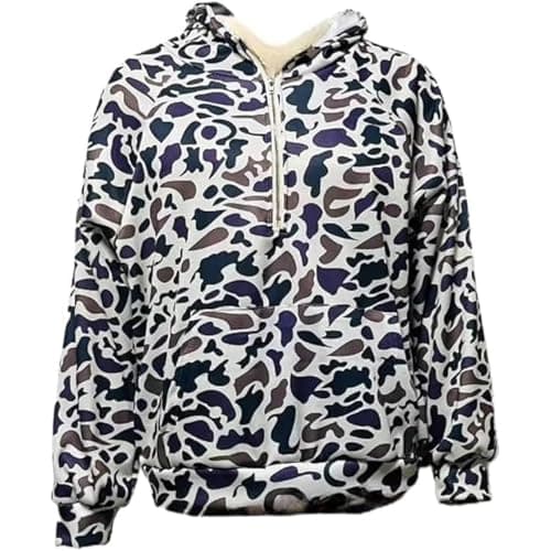 Y2K Trendy RSGMU Camo Hoodie with Colorful Patchwork