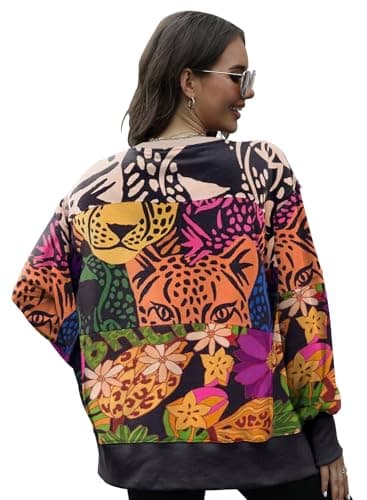 GUNEST Women's Oversized Sweatshirts 2024 Trendy Pullover Hoodies