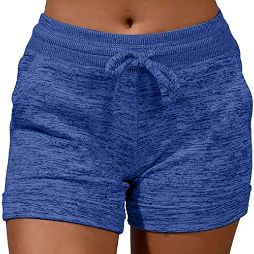 Nantdog Women's Plus Size Casual Summer Shorts with Pockets