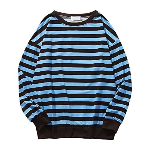 2024 Fall Fashion Plus Size Women's Striped Sweatshirt