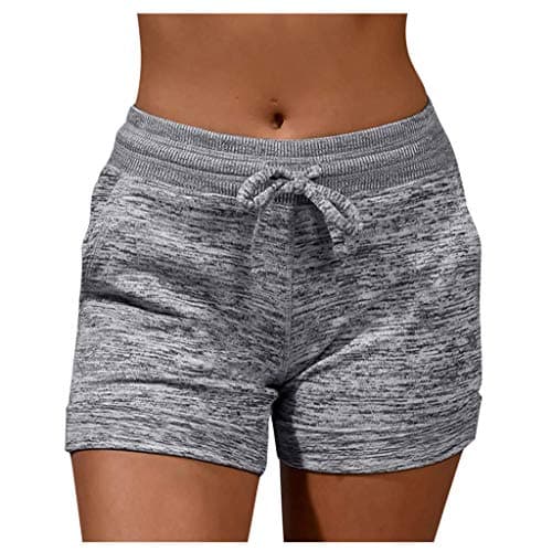Nantdog Women's Plus Size Casual Summer Shorts with Pockets
