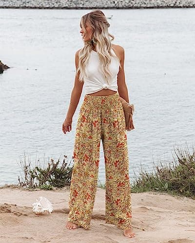 Angerella Women's Wide Leg Casual Pants