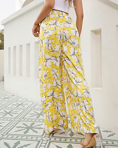 QIANXIZHAN Women's Wide Leg Palazzo Pants