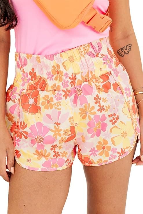 Fronage Women's Checkered Elastic Waist Pajama Shorts 2025 Summer Beach Bottoms