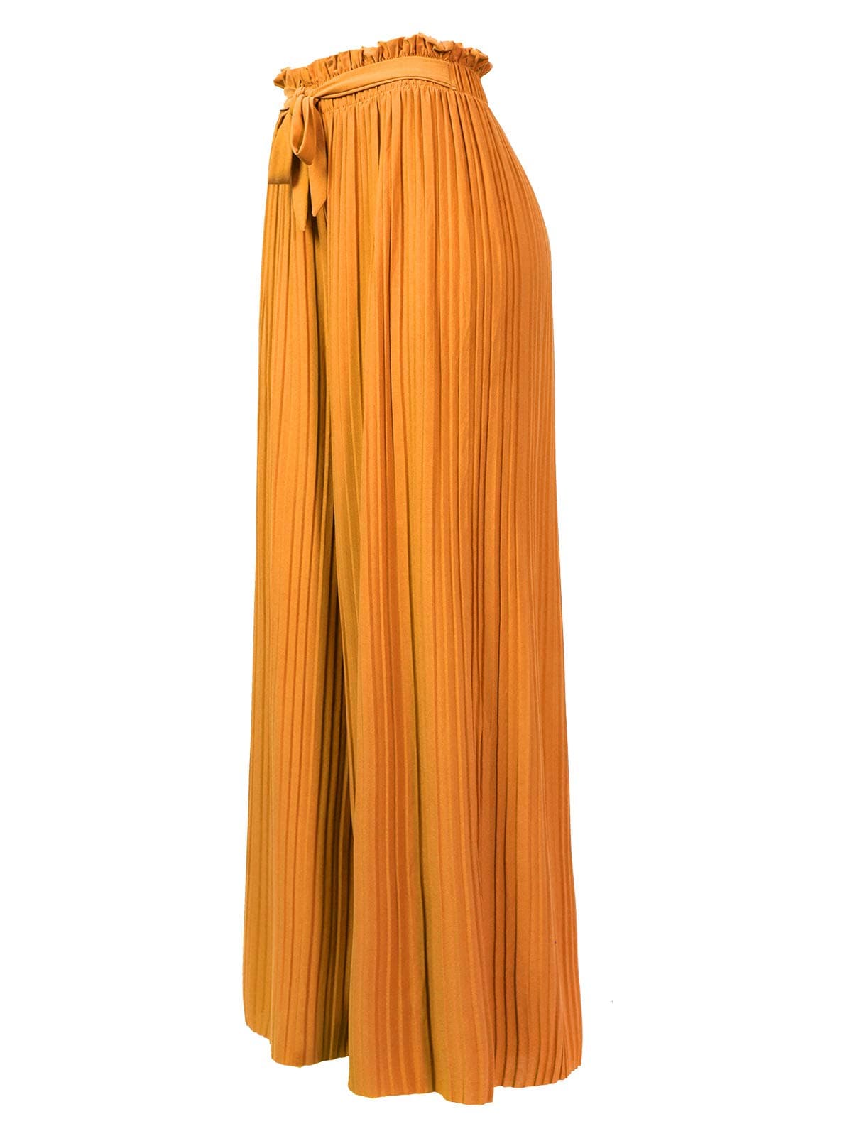Olivia Women's Ribbon Tie Chiffon Palazzo Pants