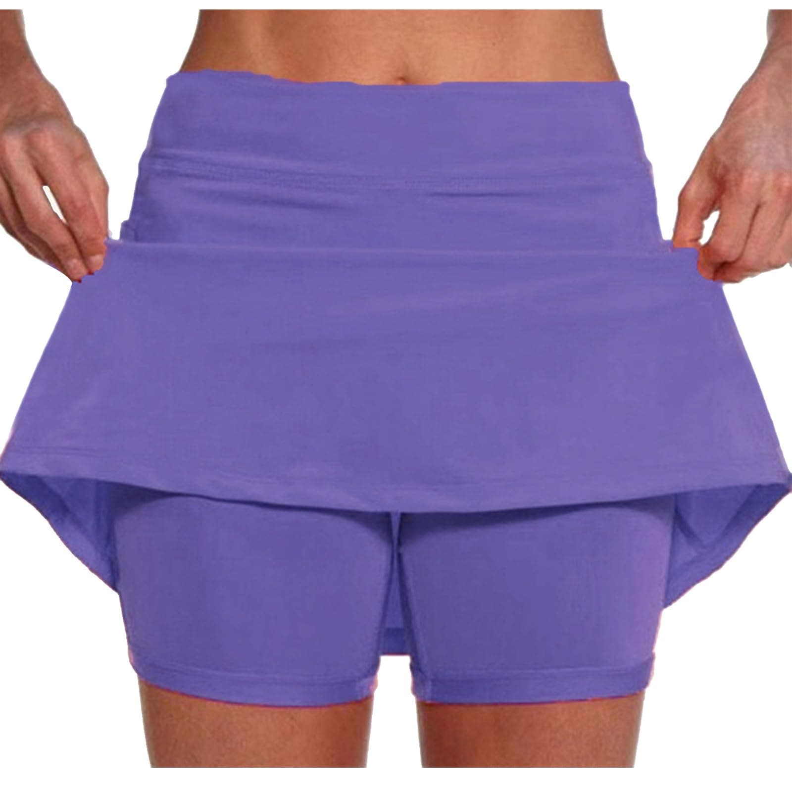 Trendy High Waist Yoga Shorts for Women Lightweight Joggers
