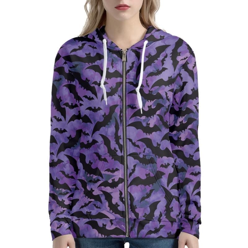Irisjudy Leopard Print Hooded Sweatshirt with Pocket