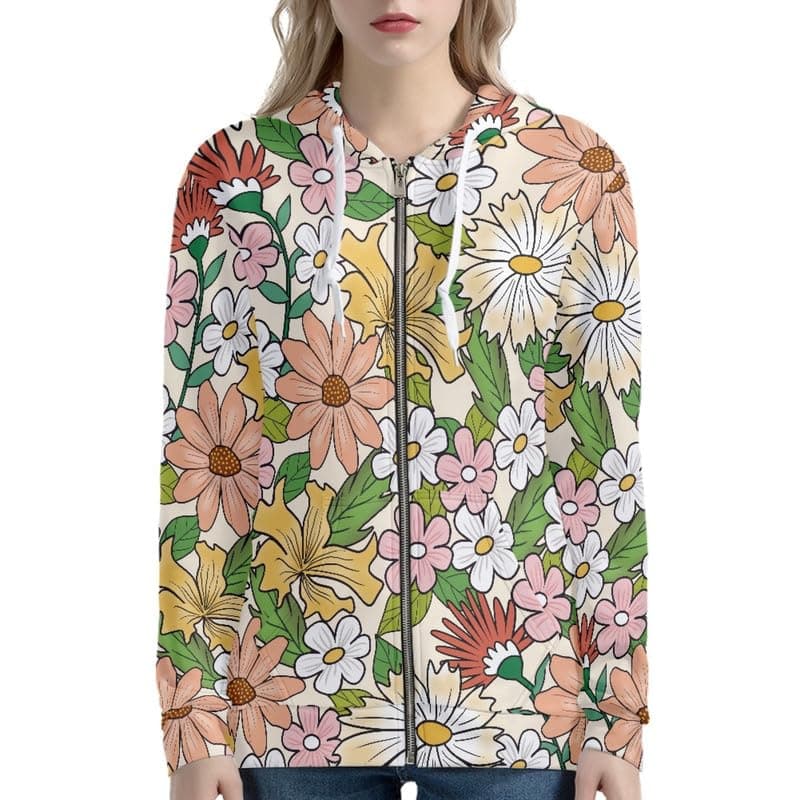 Irisjudy Leopard Print Hooded Sweatshirt with Pocket