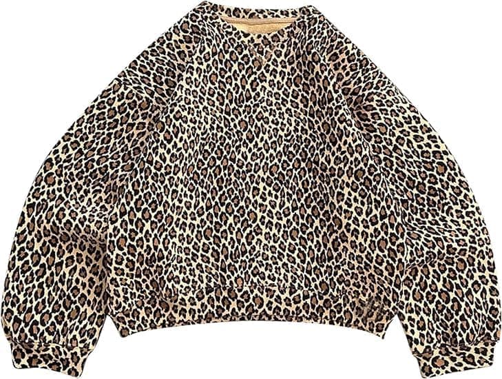 Cheetah Star Print Hoodie Sweatshirt for Women