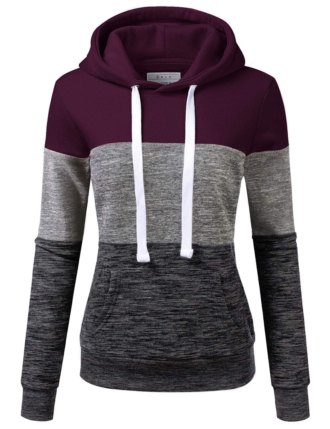 DOUBLJU Women's Plus Size Lightweight Comfy Pullover Hoodie