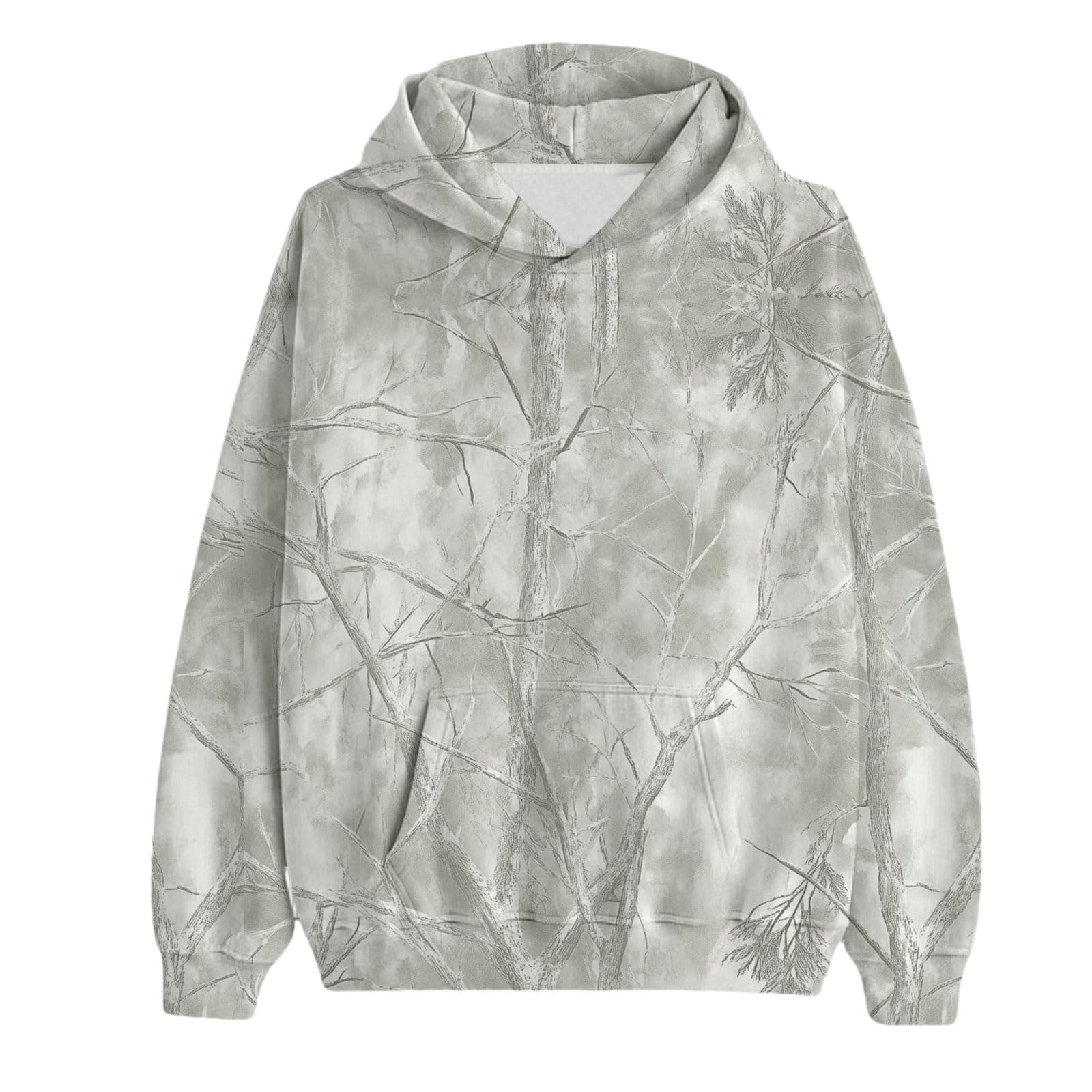 KVOTUU Women's Camo Maple Leaf Hoodie Sweatshirt