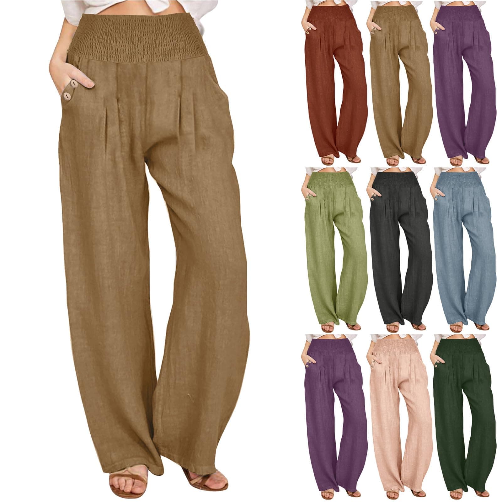 Trendy 2024 Wide Leg Palazzo Pants for Women
