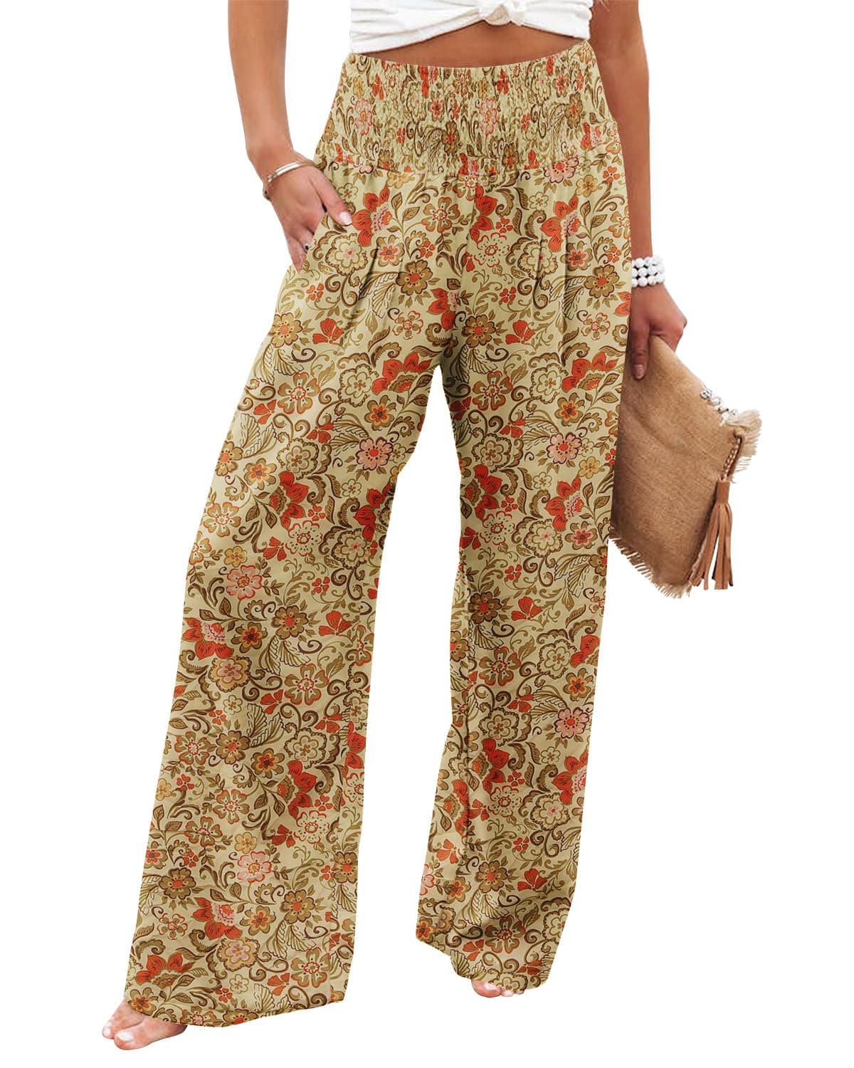Angerella Women's Wide Leg Casual Pants