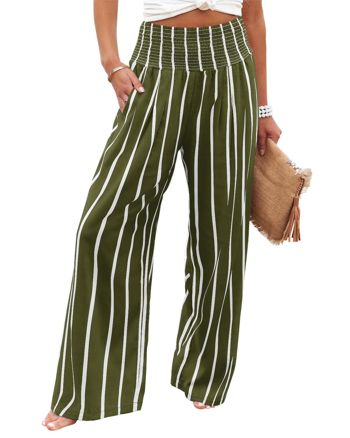 Angerella Women's Casual Palazzo Pants