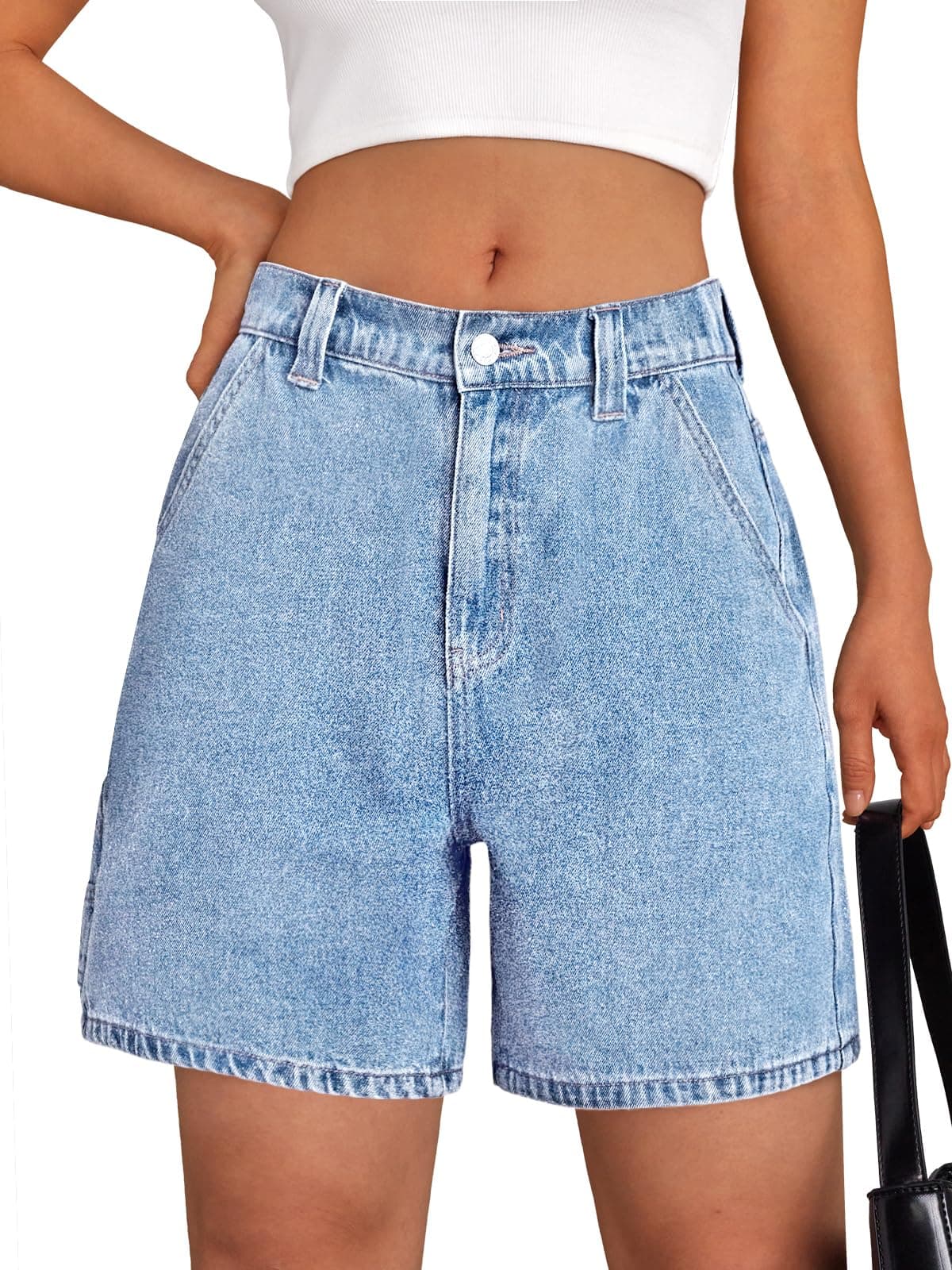 Trendy Queen Women's Denim Jorts for Summer 2025
