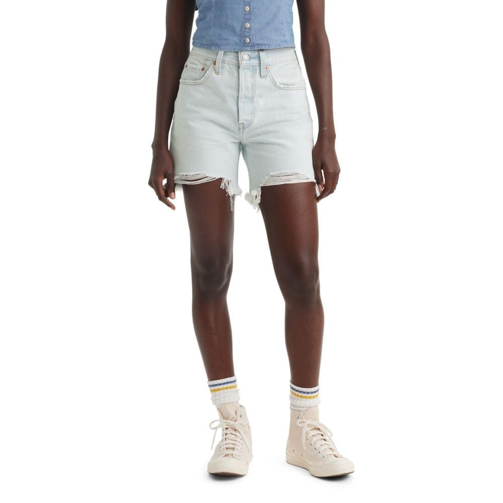 Levi's Women's Mid Thigh Shorts 501