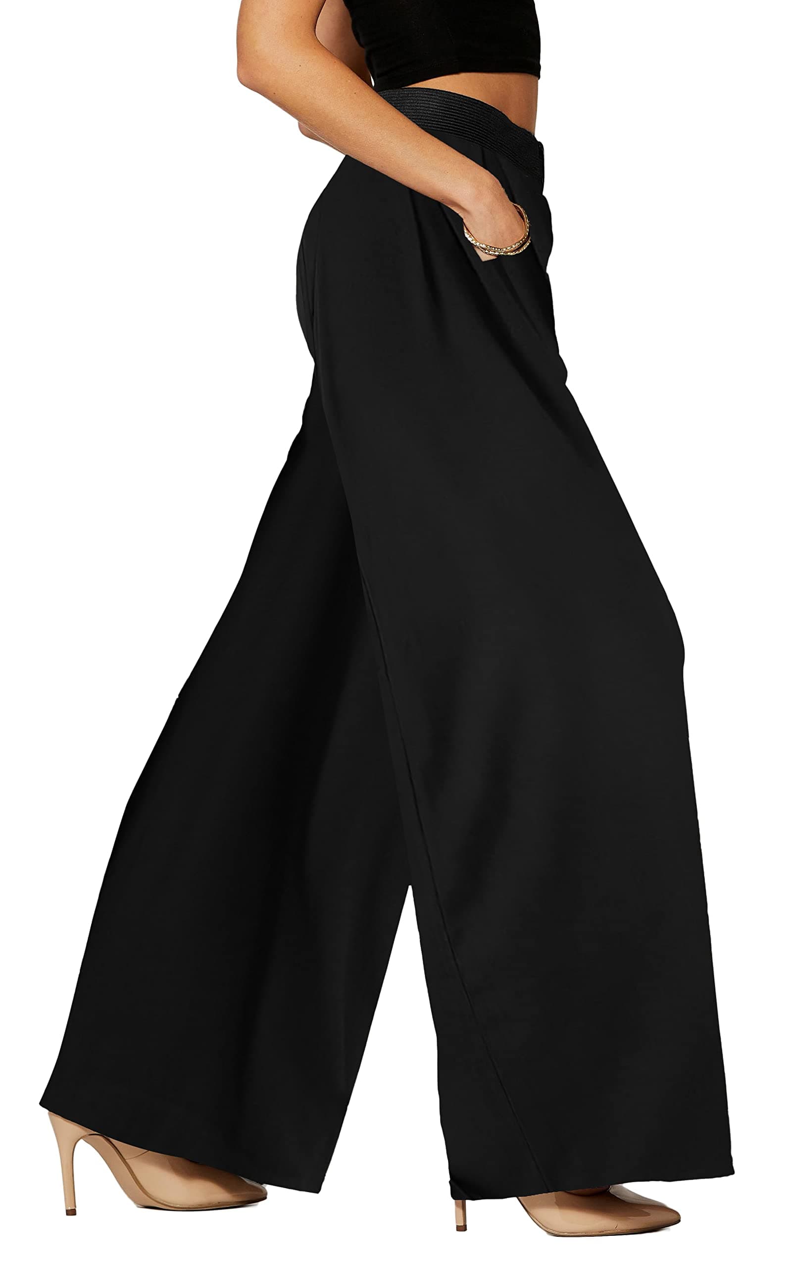 Elegant Palazzo Pants for Women - Casual to Dressy - Essential Piece